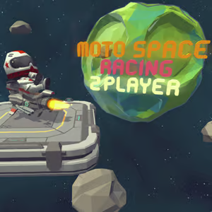 Moto Space Racing: 2 Player - Unblocked Games G